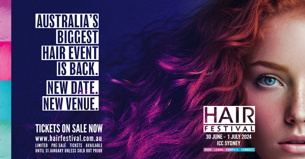 Hair Festival is heading to ICC Sydney on 30 June to 1 July.