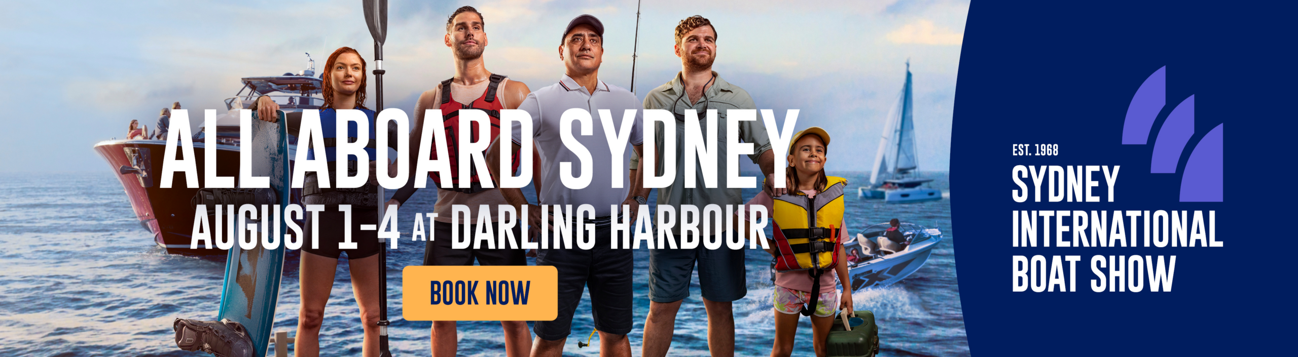 Sydney International Boat Show is coming to ICC Sydney on 1 to 4 August 2024.