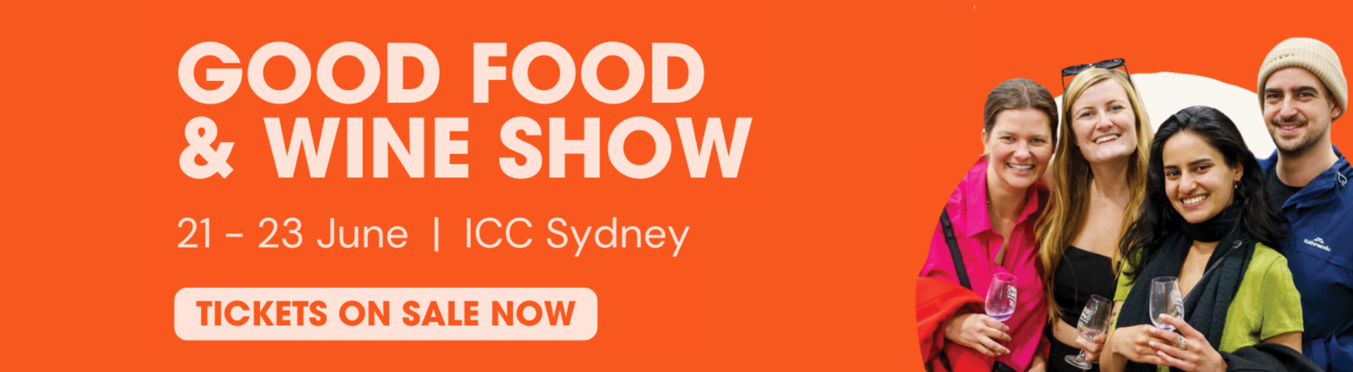 Good Food & Wine Show is coming to ICC Sydney on 21 to 23 June.