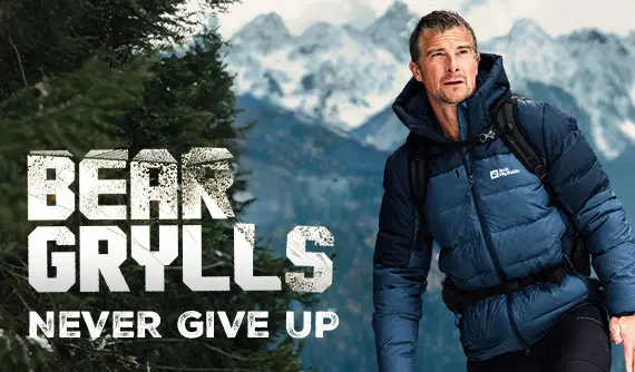 Bear Grylls: Never Give Up opens new tab