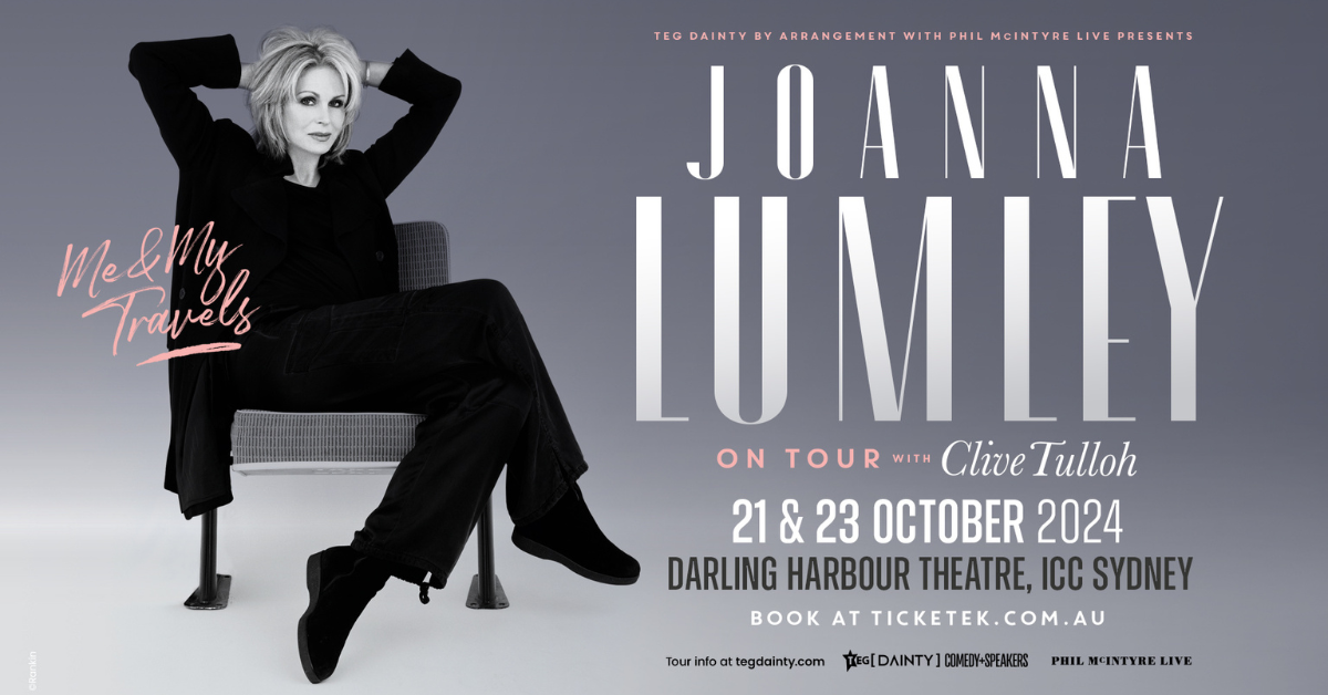 Joanna Lumley is coming to ICC Sydney on 21 and 23 October 2024.