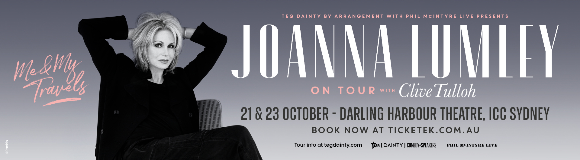 Joanna Lumley is coming to ICC Sydney on 21 and 23 October 2024.