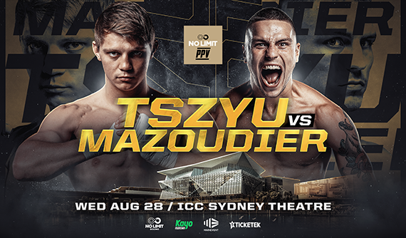 Nikita Tszyu v Koen Mazoudier opens new tab