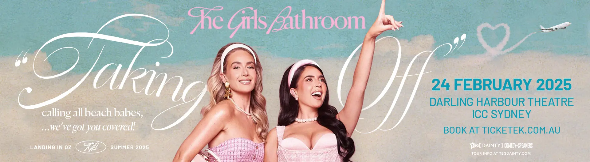 The Girls Bathroom is coming to ICC Sydney's Darling Harbour Theatre on 24 February 2025.