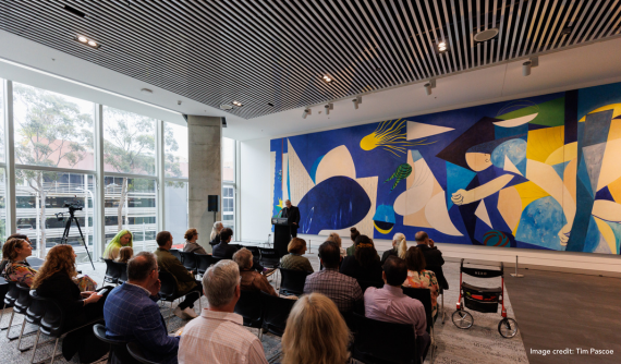 Iconic ‘Spirit of Sydney’ artwork takes pride of place at ICC Sydney