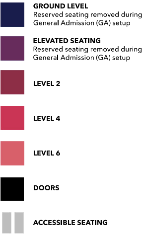 Seating Map Legend