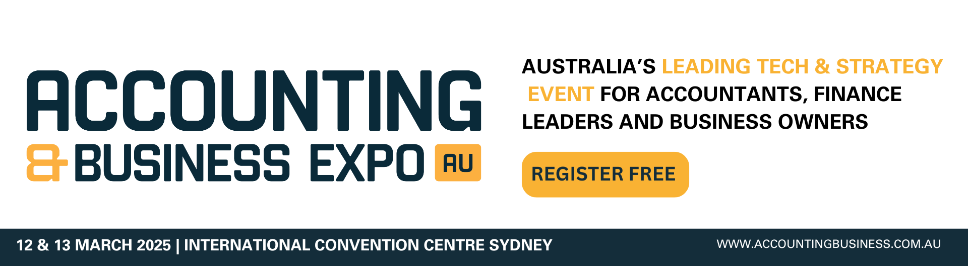 Accounting and Business Expo is coming to ICC Sydney on 12 and 13 March 2025.