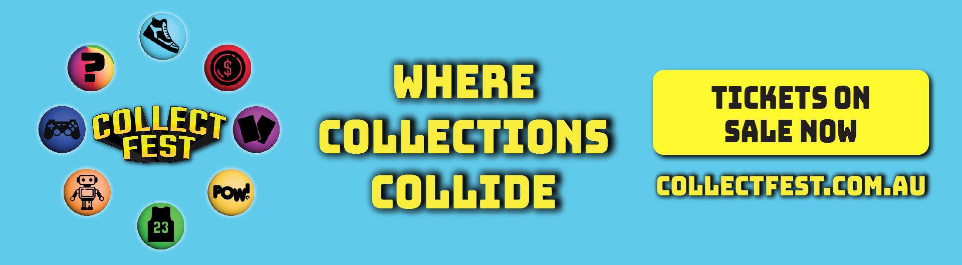 CollectFest 2025 is coming to ICC Sydney on 23 to 24 August 2025.