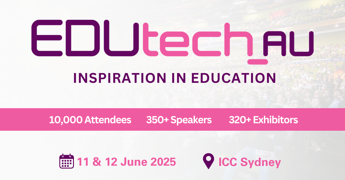 EDUtech is coming to ICC Sydney on 11 to 12 June 2025.