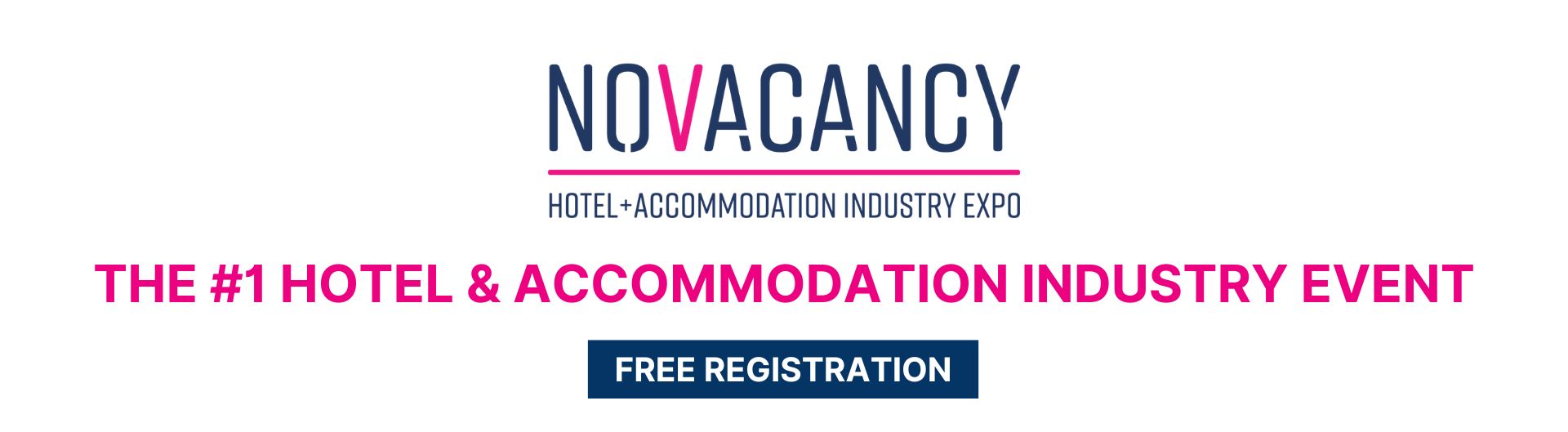 NoVacancy Expo is coming to ICC Sydney on 17 to 18 September 2025.