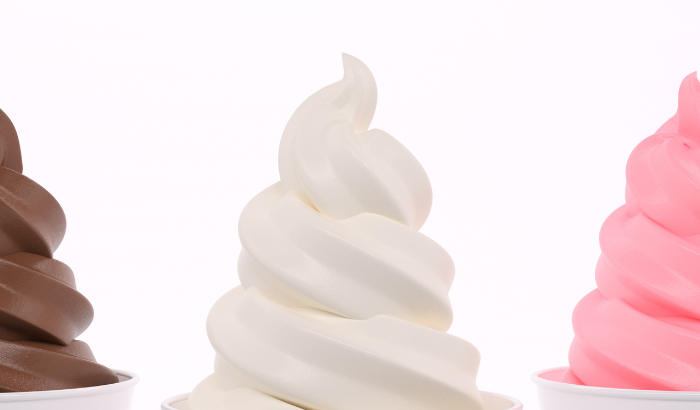 Live Soft Serve Station Menu Banner