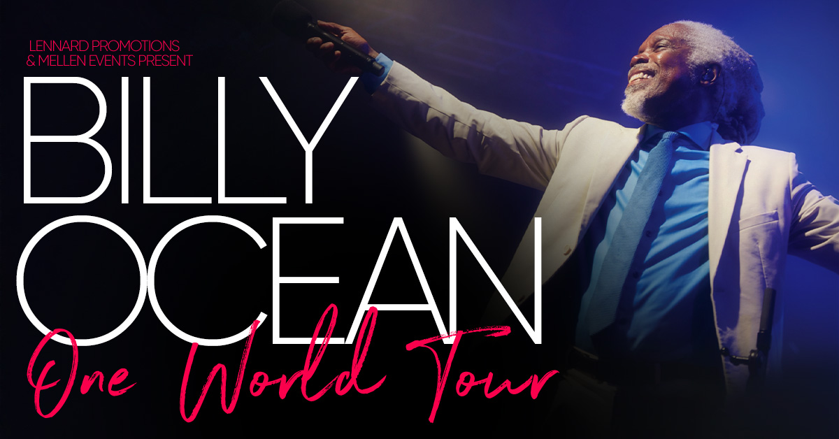 Billy Ocean – One World Tour is coming to Darling Harbour Theatre, ICC Sydney on 23 September 2025.