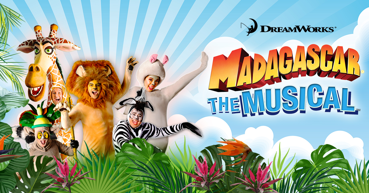 Madagascar the Musical is coming to Darling Harbour Theatre on 18-19 July 2025.