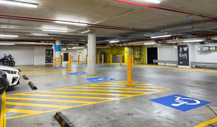 ICC Sydney Exhibition Centre Car Park 1 (P1). 