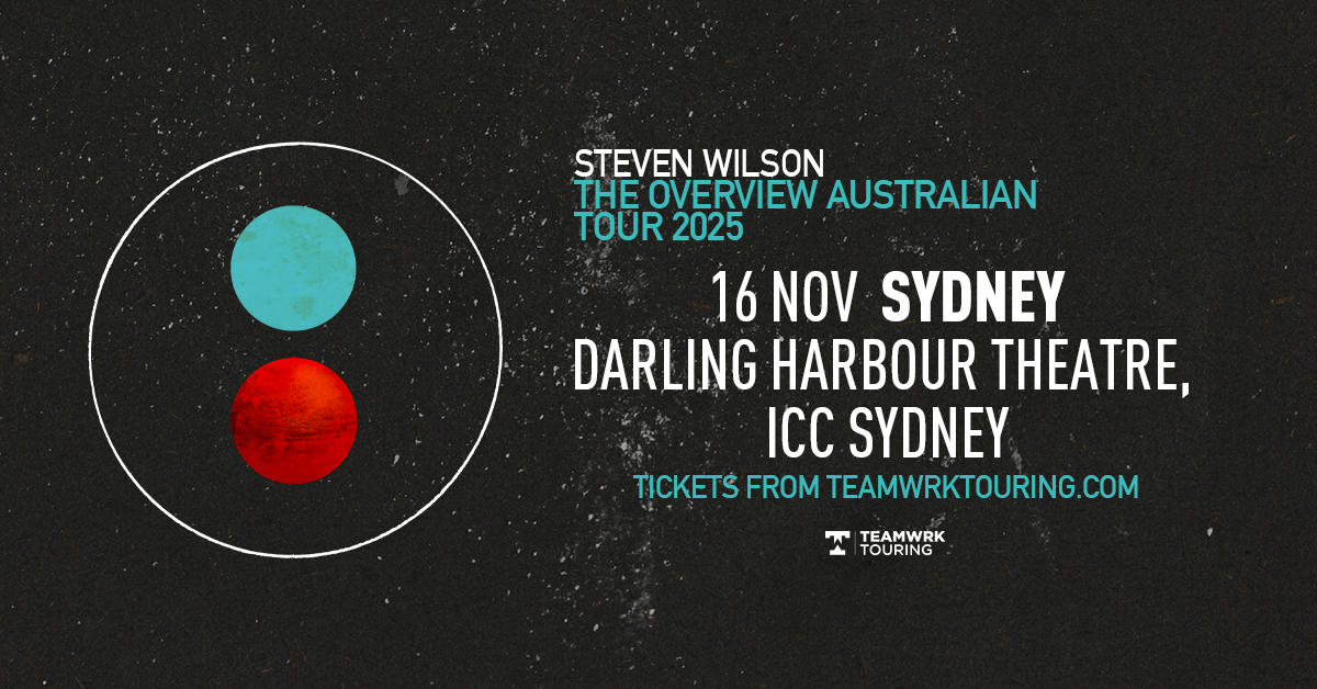 Steven Wilson is coming to Darling Harbour Theatre on 16 November 2025.