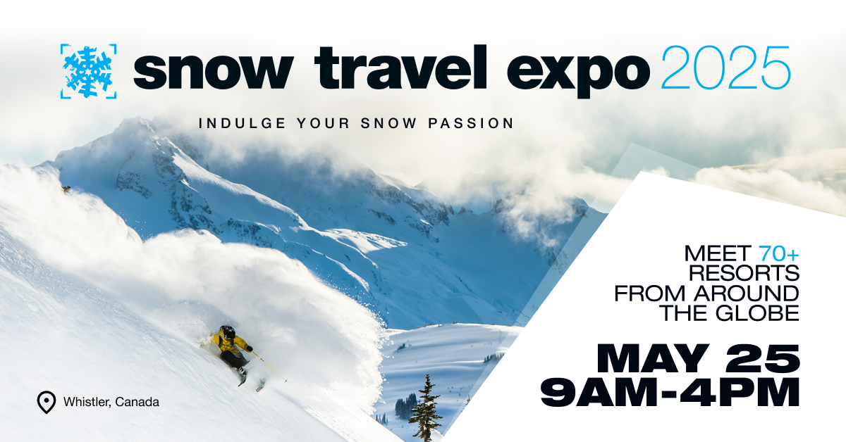 Snow Travel Expo is coming to ICC Sydney on 25 May 2025.