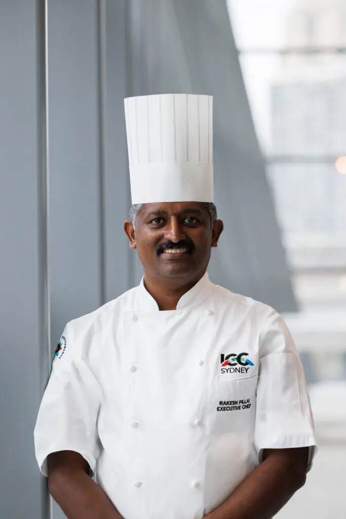 Portrait shot of Rakesh Pillai, ICC Sydney Executive Chef