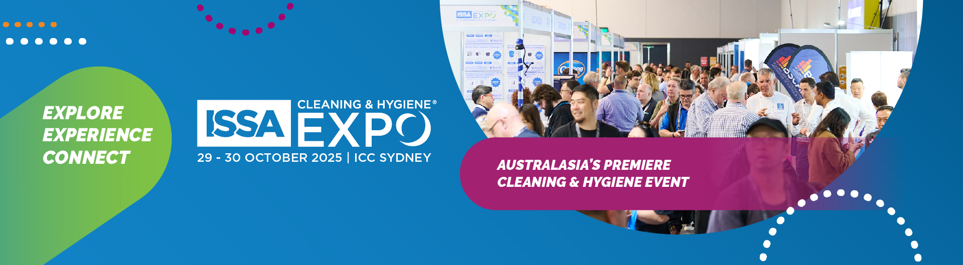 ISSA Cleaning & Hygiene Expo is coming to ICC Sydney from 29-30 October 2025.