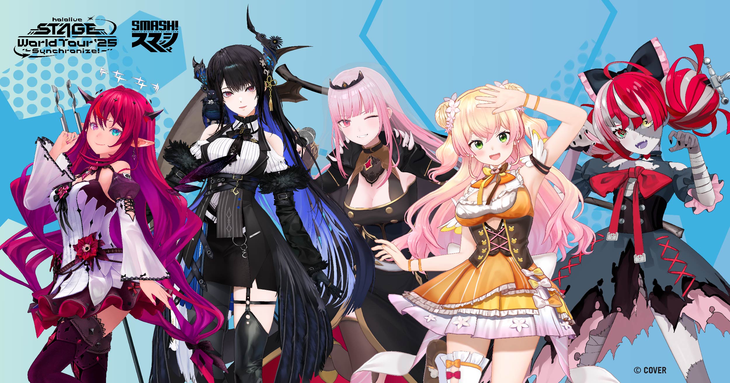 hololive STAGE World Tour '25 ~Synchronise!~ is coming to Darling Harbour Theatre, ICC Sydney on 12 July 2025.