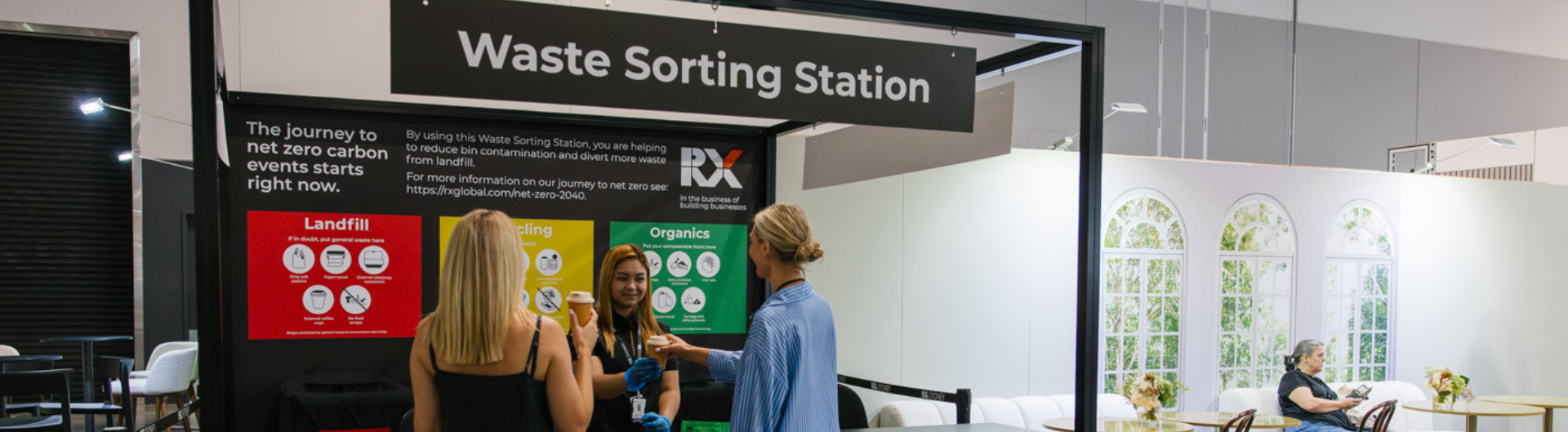 1920x529 (36) Waste sorting station at ICC Sydney's Reed Gift Fair