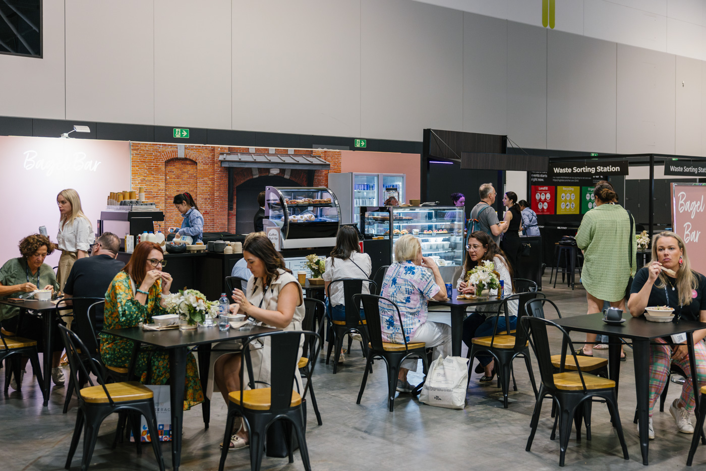 LIS-Syd-2025_Photo-Samee-Lapham_lowres-488 People eating at ICC Sydneys Exhibition Hall