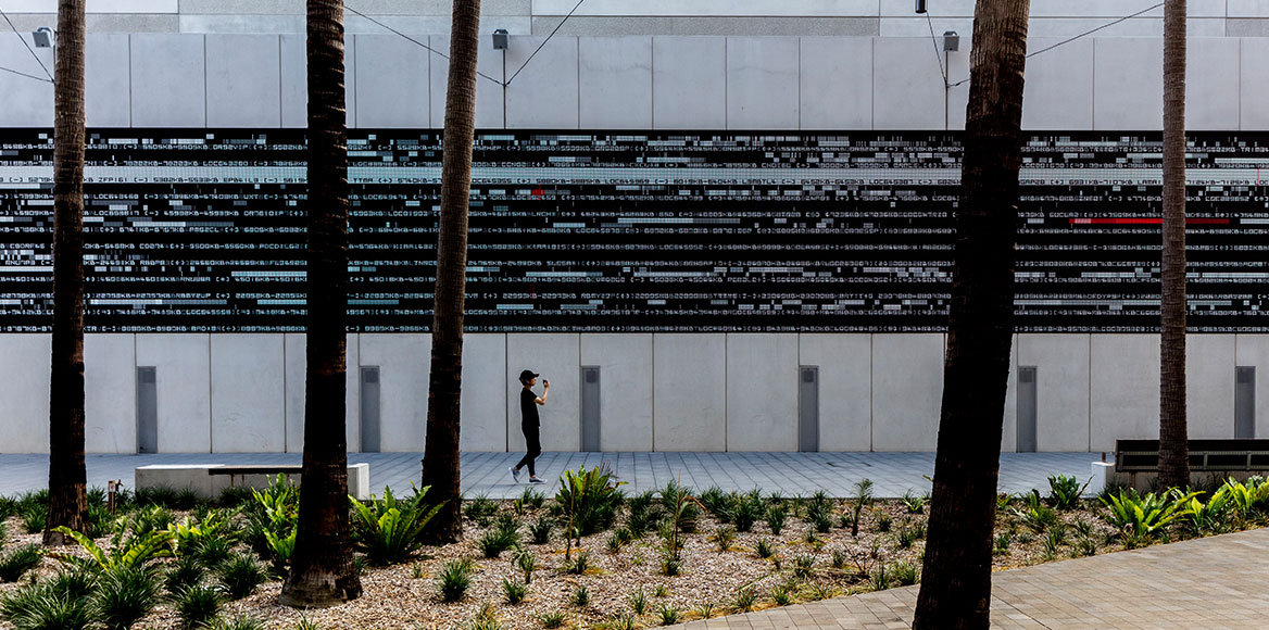 Moriarty Walk – Digital artwork – data.scape by Ryoji Ikeda