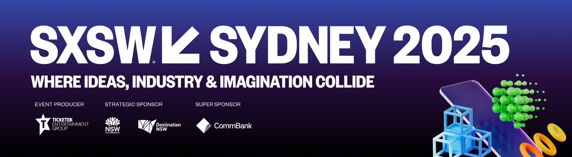 SXSW Sydney is coming to ICC Sydney on 13 to 19 October 2025.