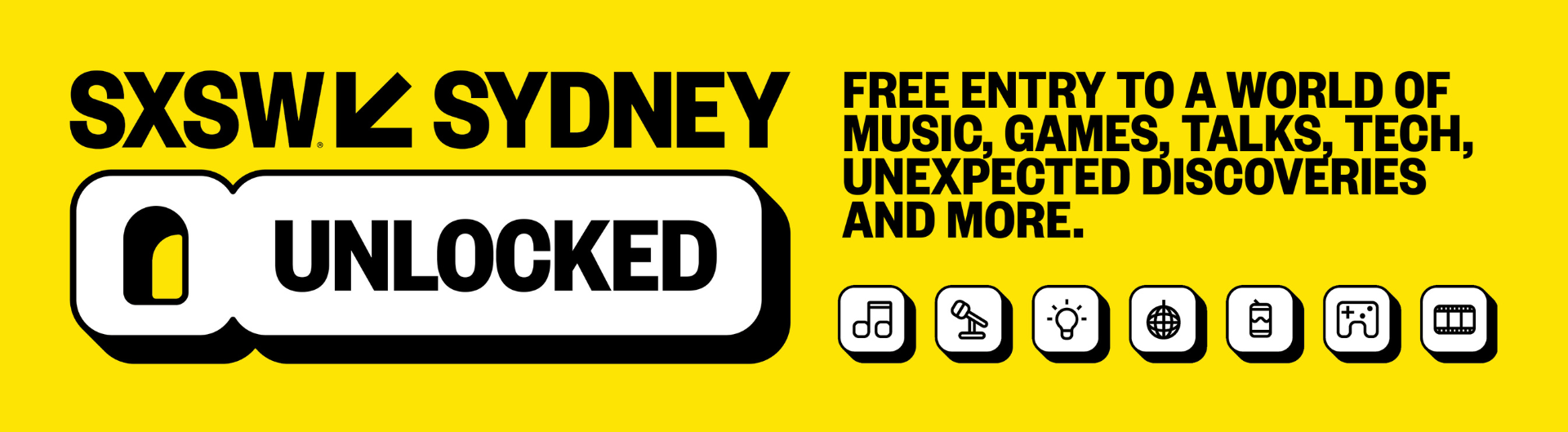 SXSW Sydney Unlocked is coming to ICC Sydney on 13 to 19 October 2025.