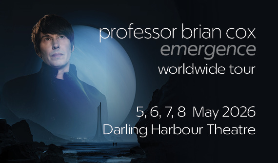 Professor Brian Cox Emergence World Tour opens new tab