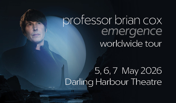 Professor Brian Cox Emergence World Tour opens new tab