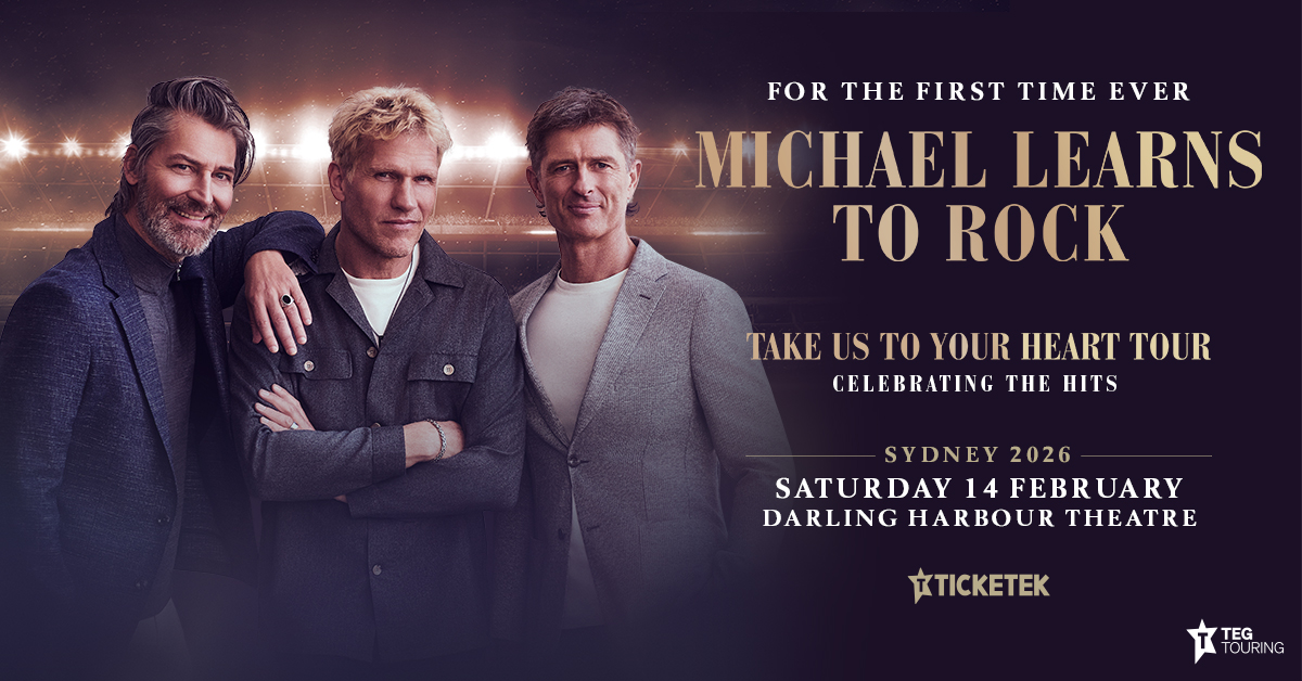 Michael Learns to Rock is coming to ICC Sydney on 14 February 2026.
