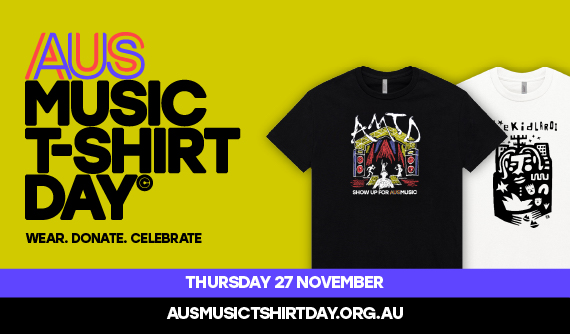 AusMusic T-Shirt Day 2025 opens new tab