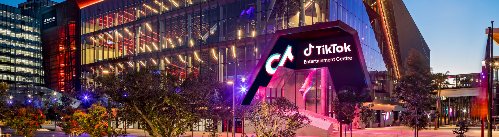 TikTok Entertainment Centre Banner