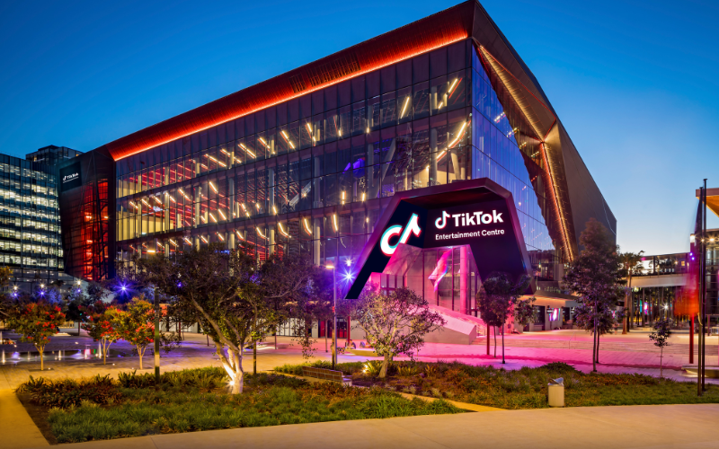 TikTok Entertainment Centre Banner