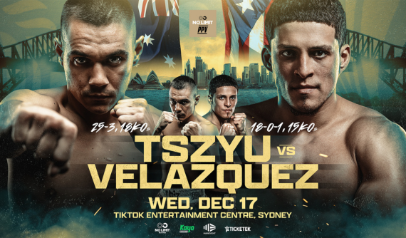 Tim Tszyu v Anthony Velazquez opens new tab