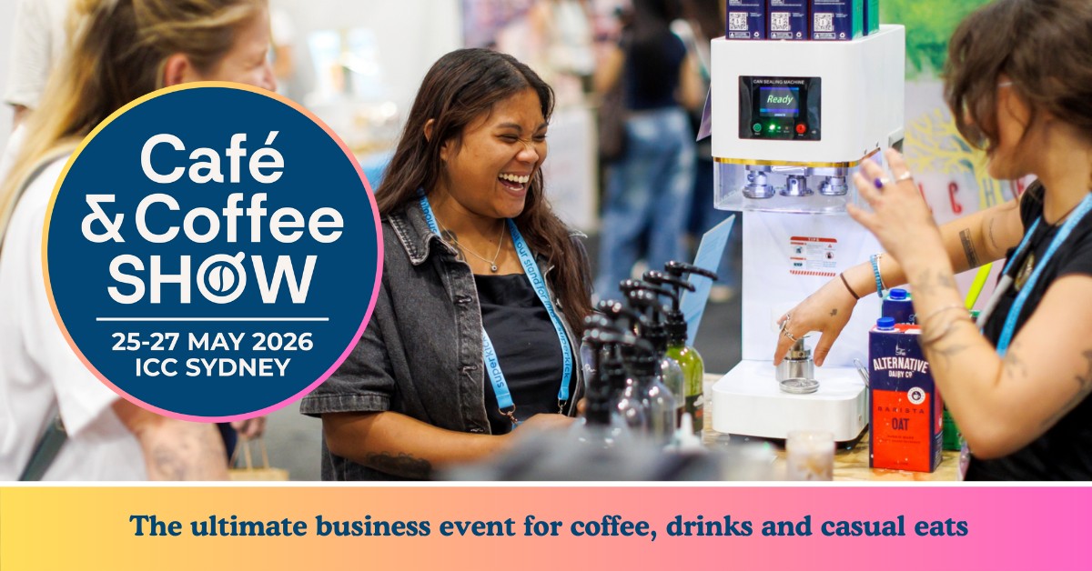 Café & Coffee Show is coming to ICC Sydney in May 2026.