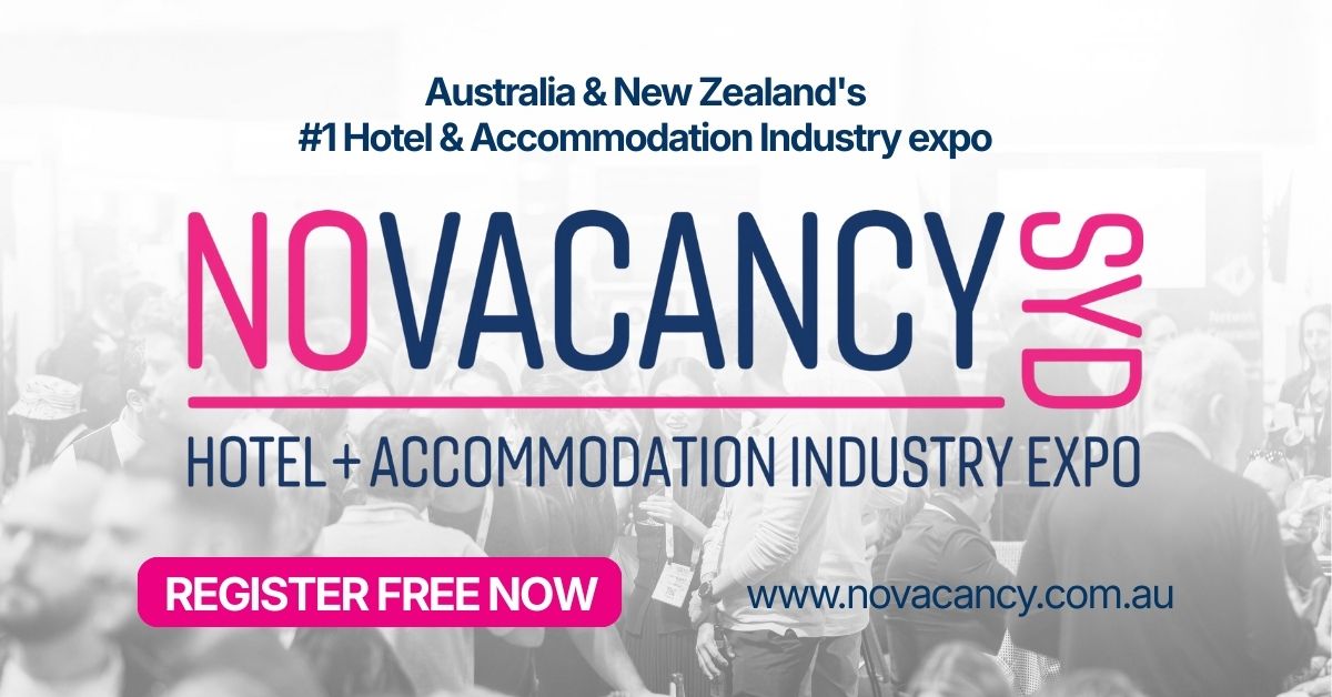 NoVacancy Hotel & Accommodation is coming to ICC Sydney on 23 to 24 September 2026.