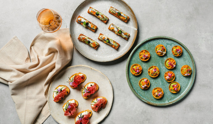 Planet First Menu Canapes Planet First Menu Canape items