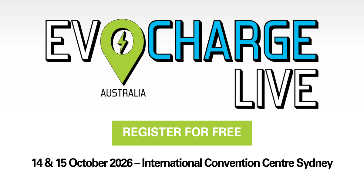 EV Charge Live AU is coming to ICC Sydney on 14 to 15 October 2026.