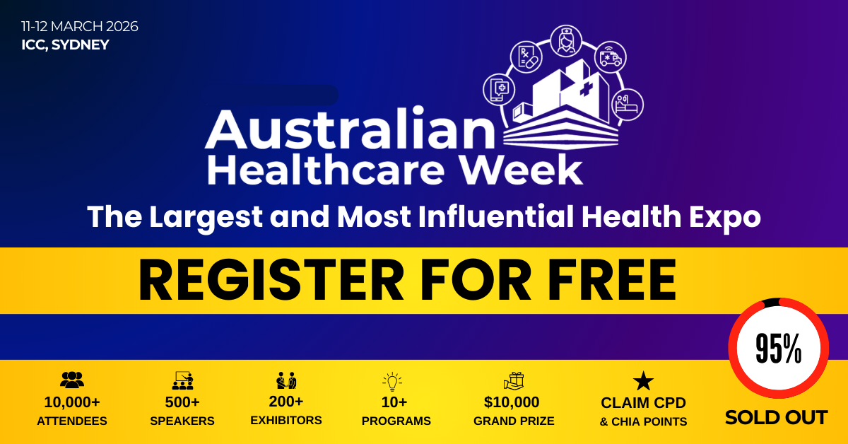 Australian Healthcare Week x Healthcare 2040 Expo is coming to ICC Sydney on 11 - 12 March.