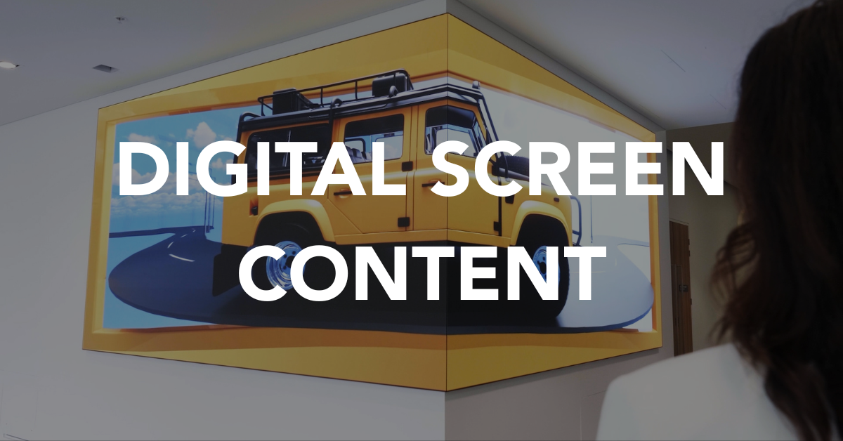Digital Screen Content Digital Screen Content banner