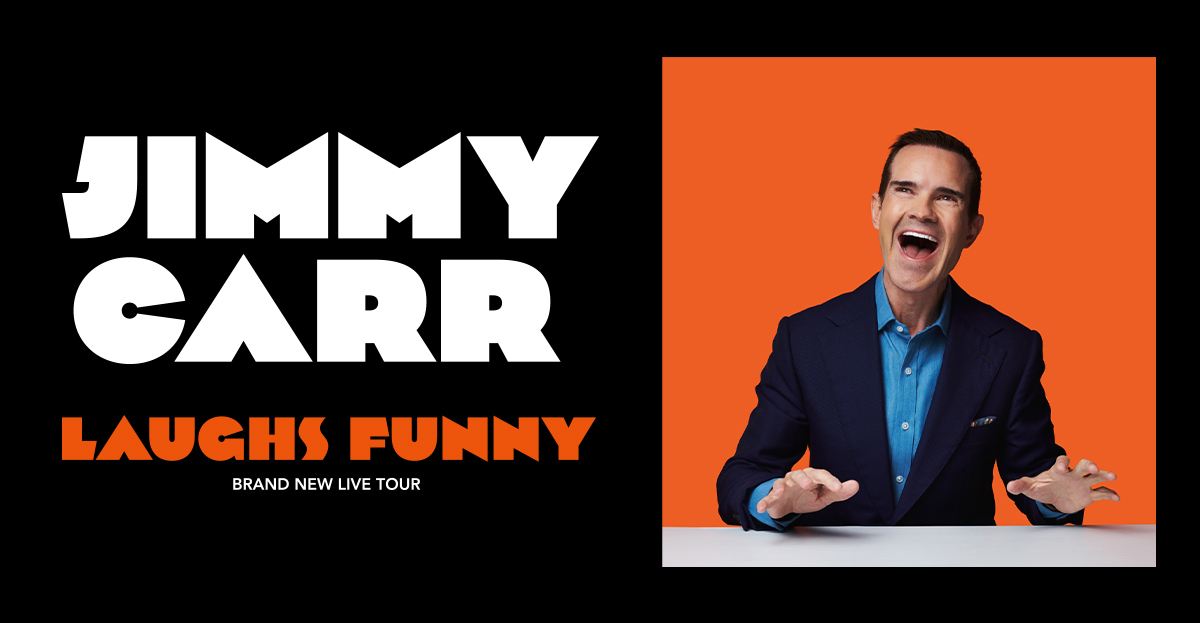 Jimmy Carr: Laughs Funny at Darling Harbour Theatre on 10 May 2026.