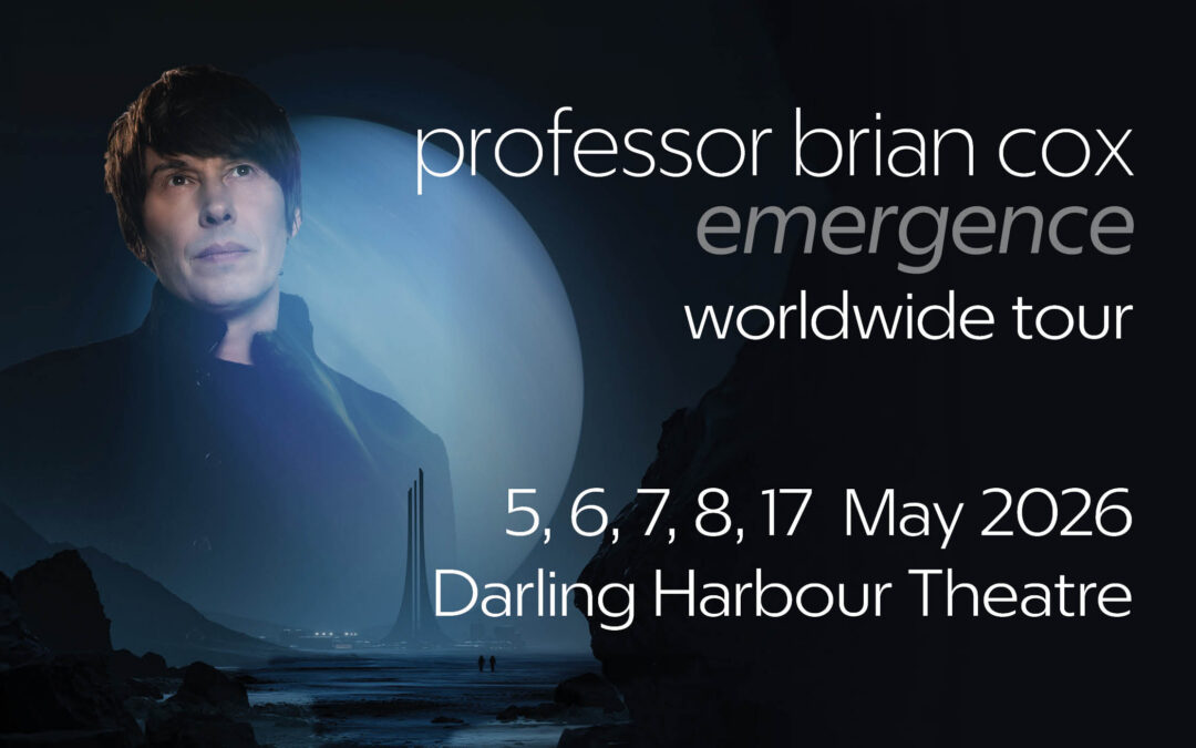 Professor Brian Cox Emergence World Tour opens new tab