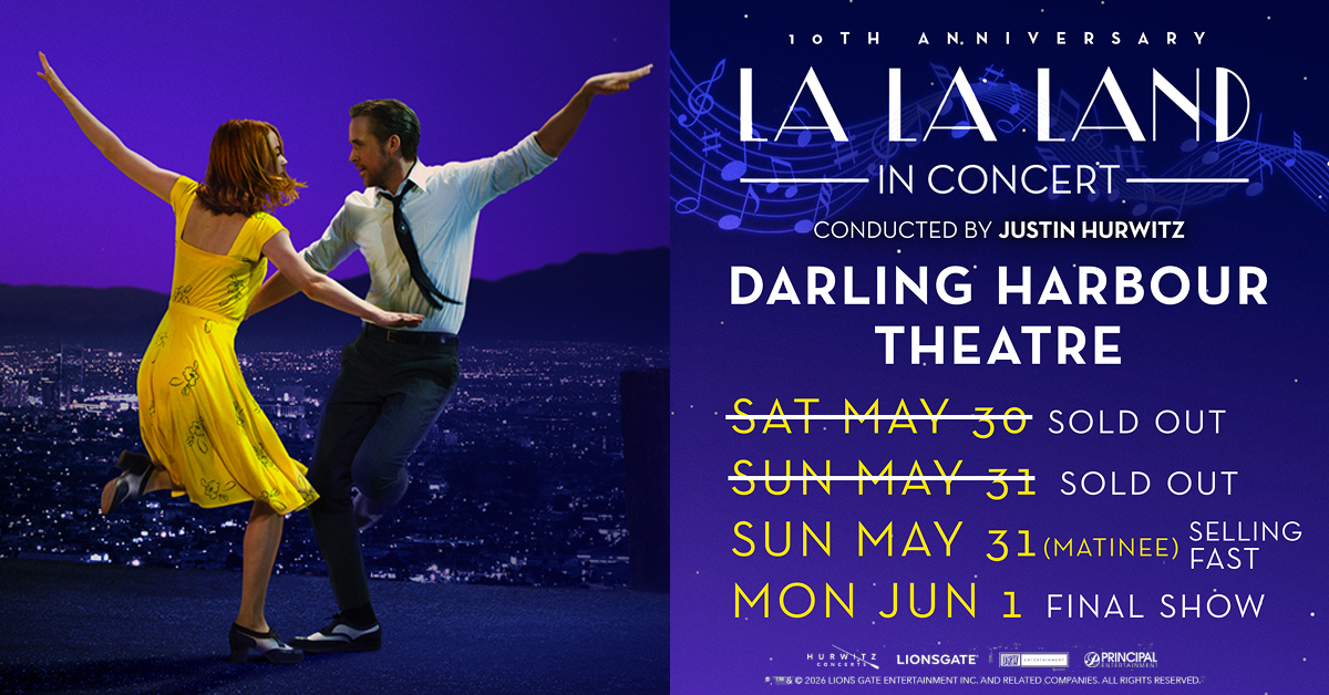 La La Land in Concert coming to Darling Harbour Theatre