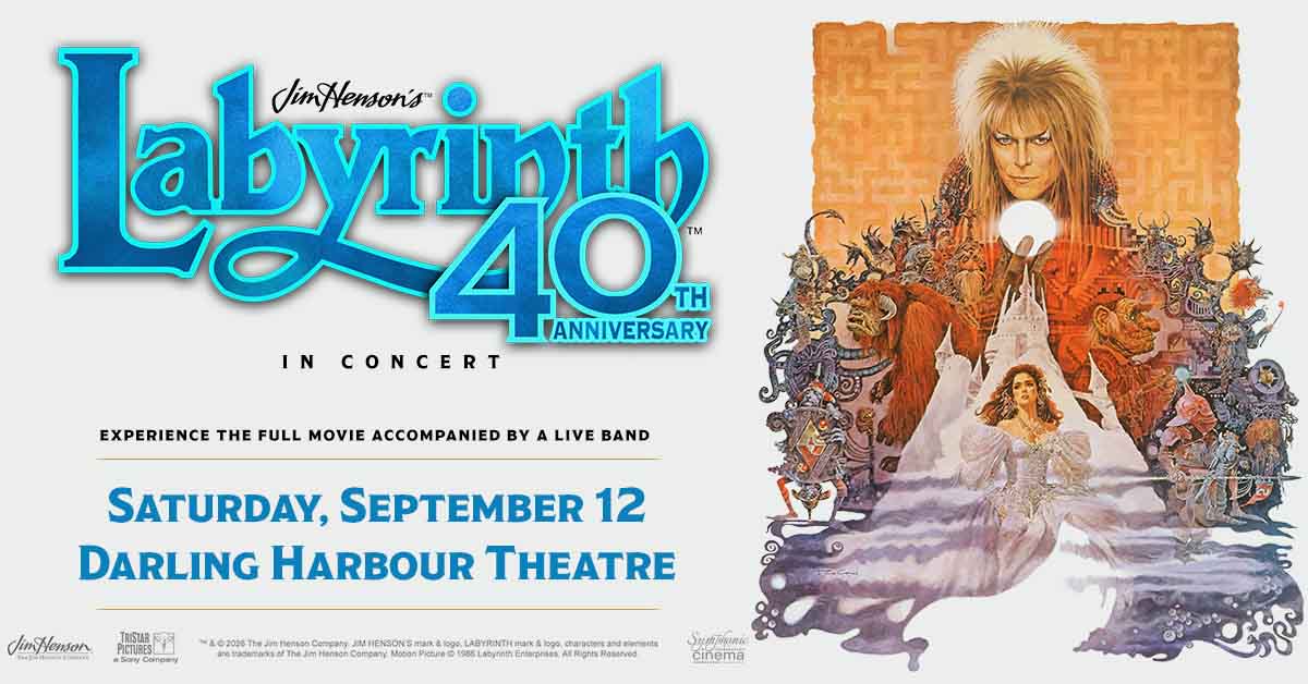 Labyrinth: In Concert is coming to Darling Harbour Theatre on Saturday 12 September 2026