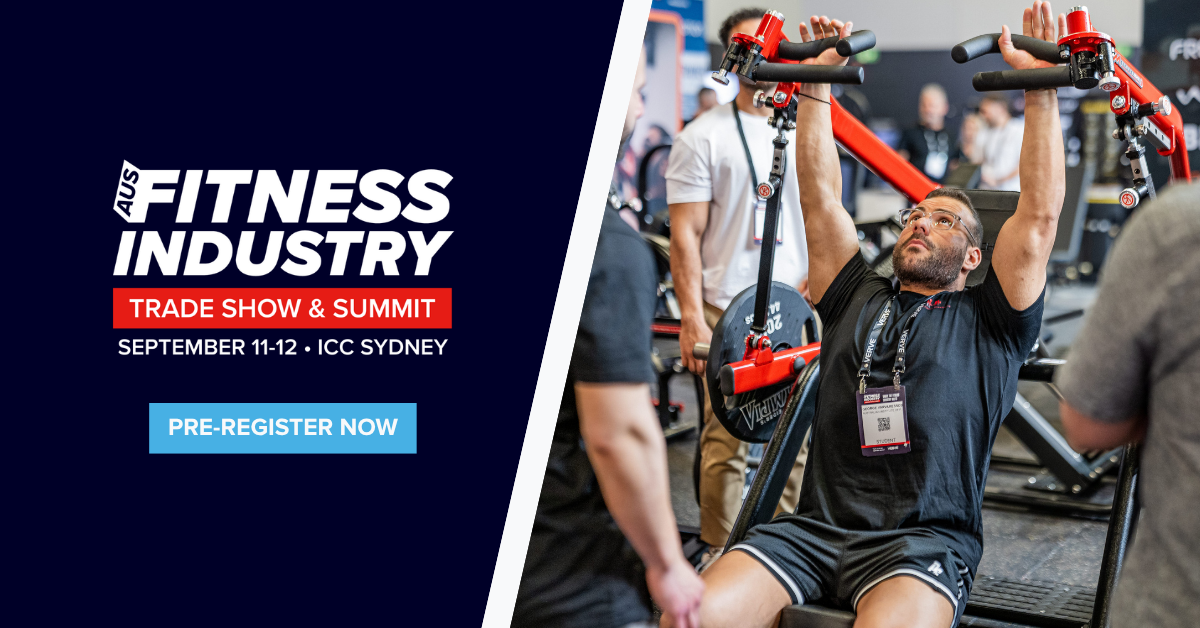 AusFitness Industry is coming to ICC Sydney, 11 - 12 September 2026.