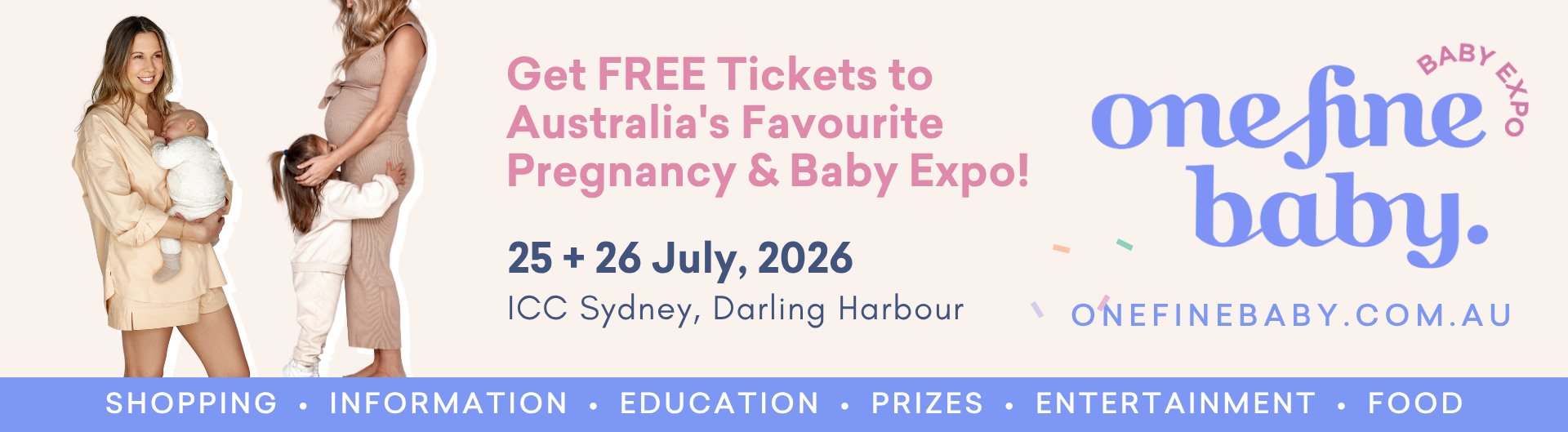 One Fine Baby returns to ICC Sydney 25 - 26 July, 2026.
