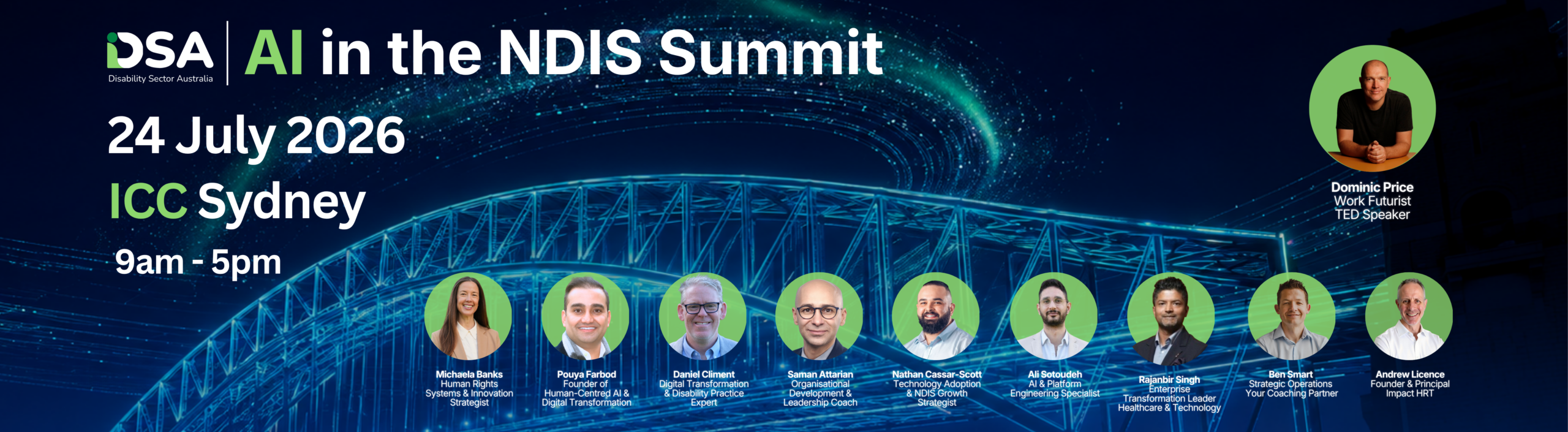 AI in the NDIS Summit coming to ICC Sydney on July 24th 2026.