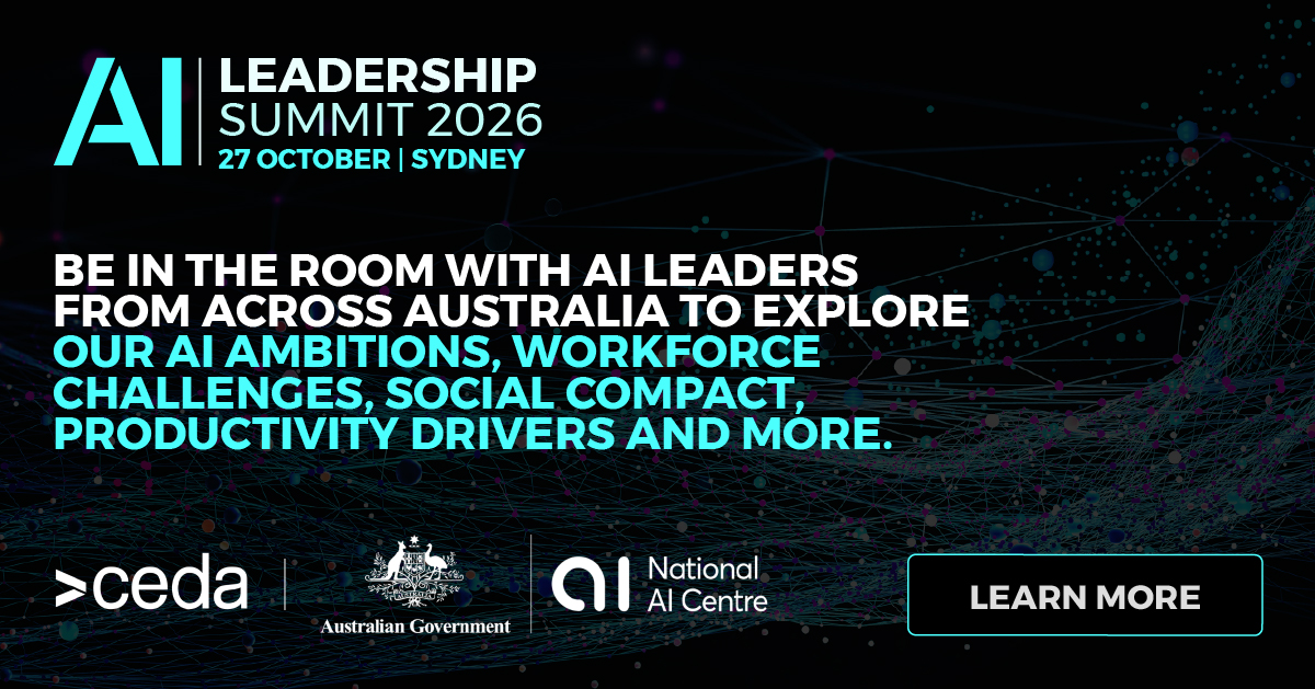 AI Leadership Summit is coming to ICC Sydney, 27 October 2026.