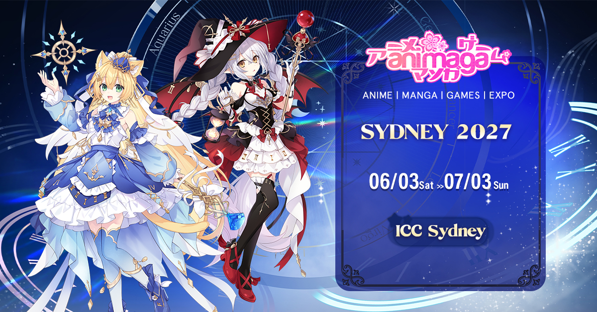 Animaga is coming to ICC Sydney 6-7 March 2027.